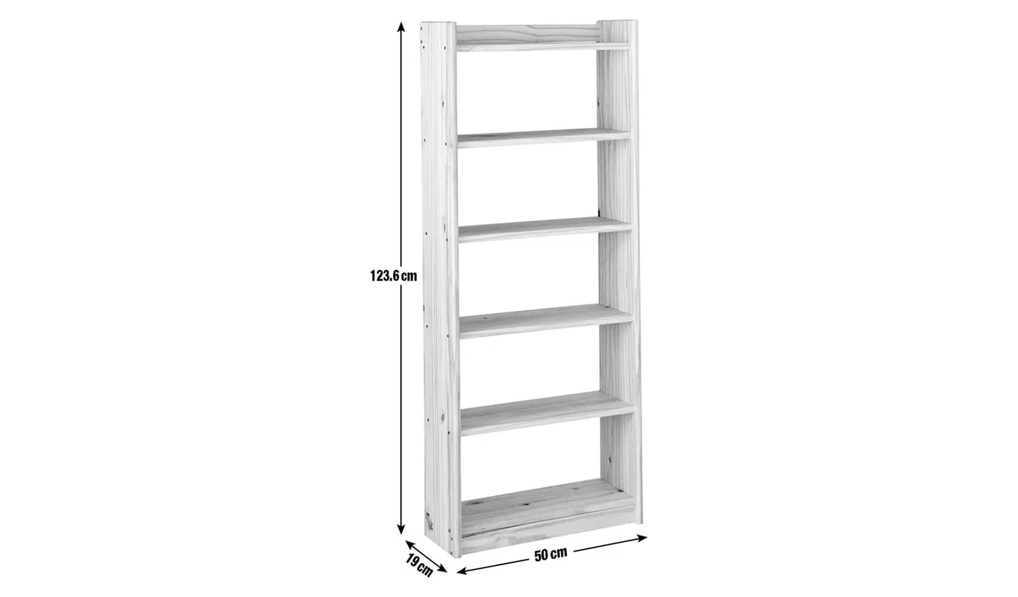 Assembled Narrow Shelving Unit - Pine